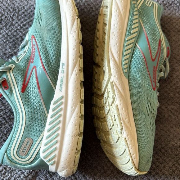 Brooks Ariel GTS 23 Mint Green Stability Running Walking Shoes Women’s Size 9 - Picture 14 of 14